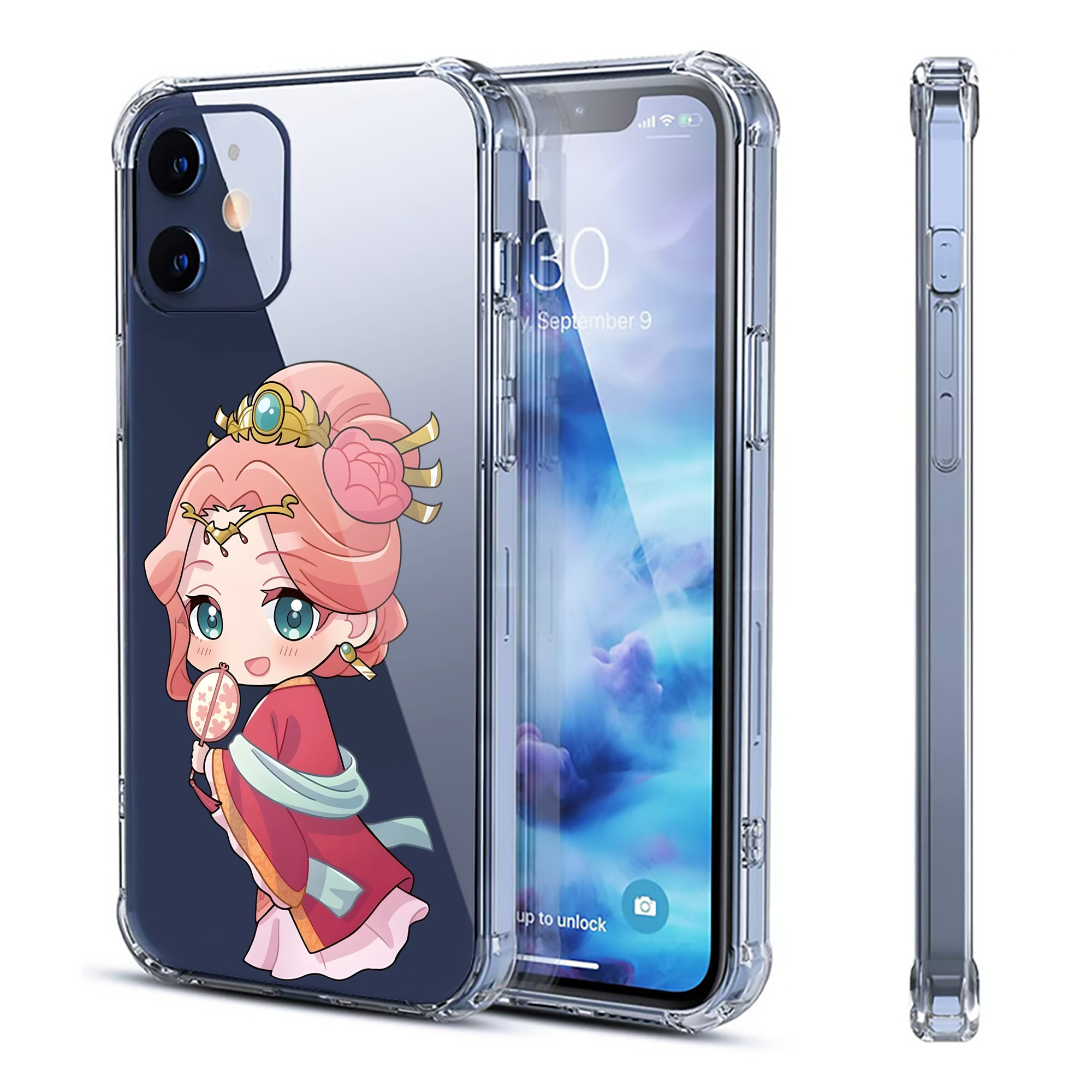 （画像用） 薬屋のひとりごと The Apothecary Diaries 【iPhone 12シリーズ対応】透明スマホケース（クリアソフトケース）
